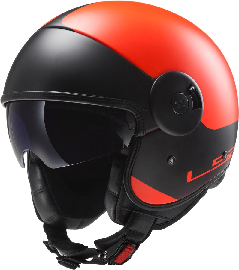 LS2 OF597 CABRIO MAT TURUNCU KASK